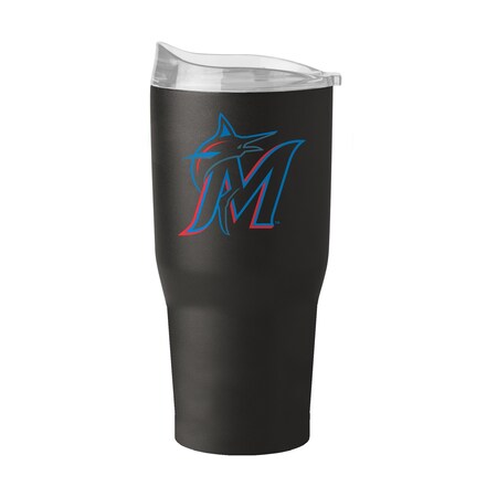 Logo Brands Miami Marlins 30oz Flipside Powder Coat Tumbler 512-S30PT-34